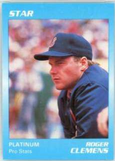 Roger Clemens #46 Baseball Cards 1990 Star Platinum Edition
