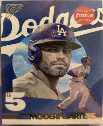 Freddie Freeman #MA-14 Baseball Cards 2022 Topps Gallery Modern Artists