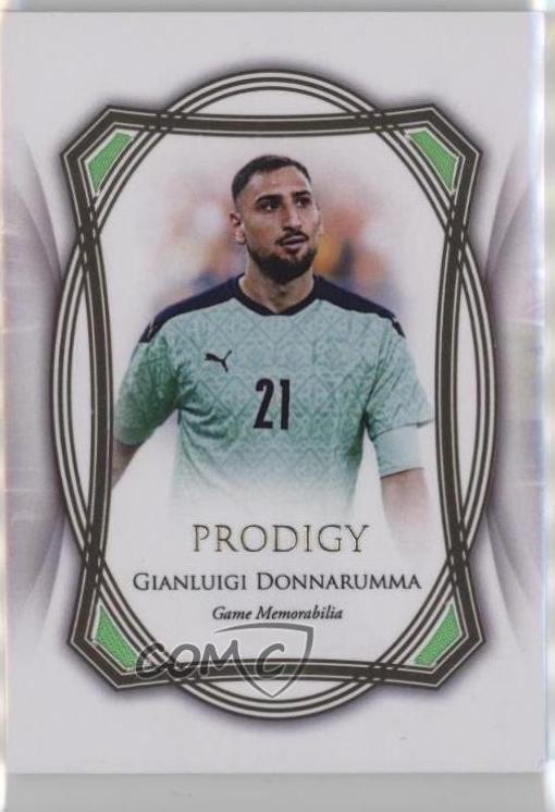 Gianluigi Donnarumma #PD07 2023 Futera Unique Prodigy Relics Soccer