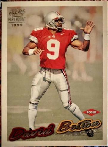 David Boston #1 Football Cards 1999 Pacific Paramount