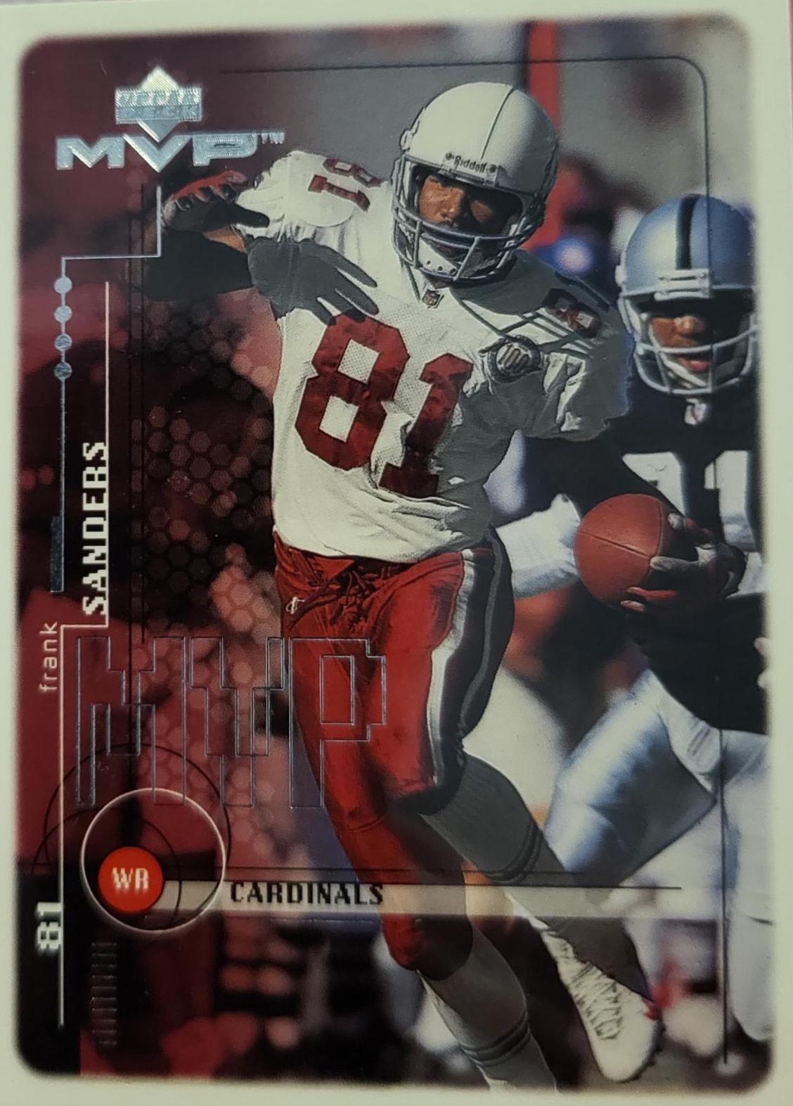 Frank Sanders #4 Football Cards 2002 Upper Deck MVP