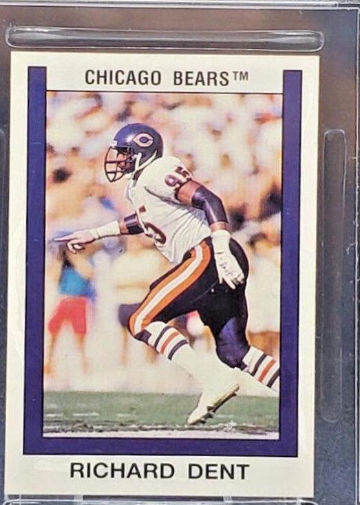 Richard Dent #25 Football Cards 1989 Panini Sticker