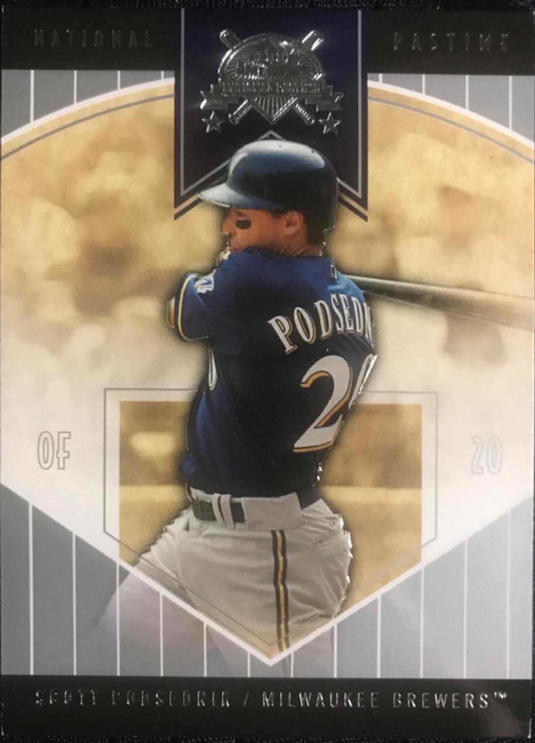 Scott Podsednik #7 Baseball Cards 2004 Fleer Patchworks National Pastime