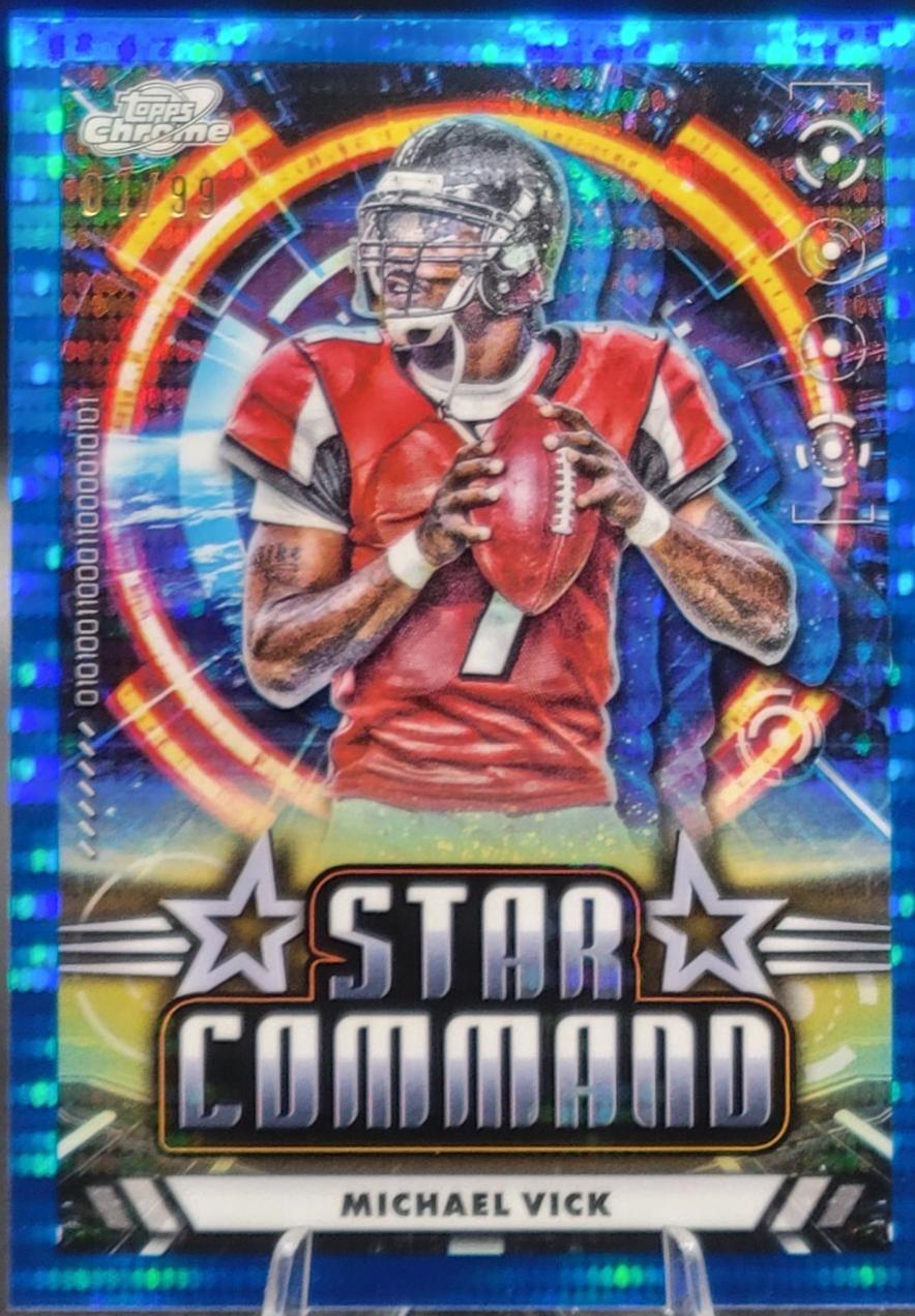 Michael Vick [Blue Moon Refractor] #SC-2