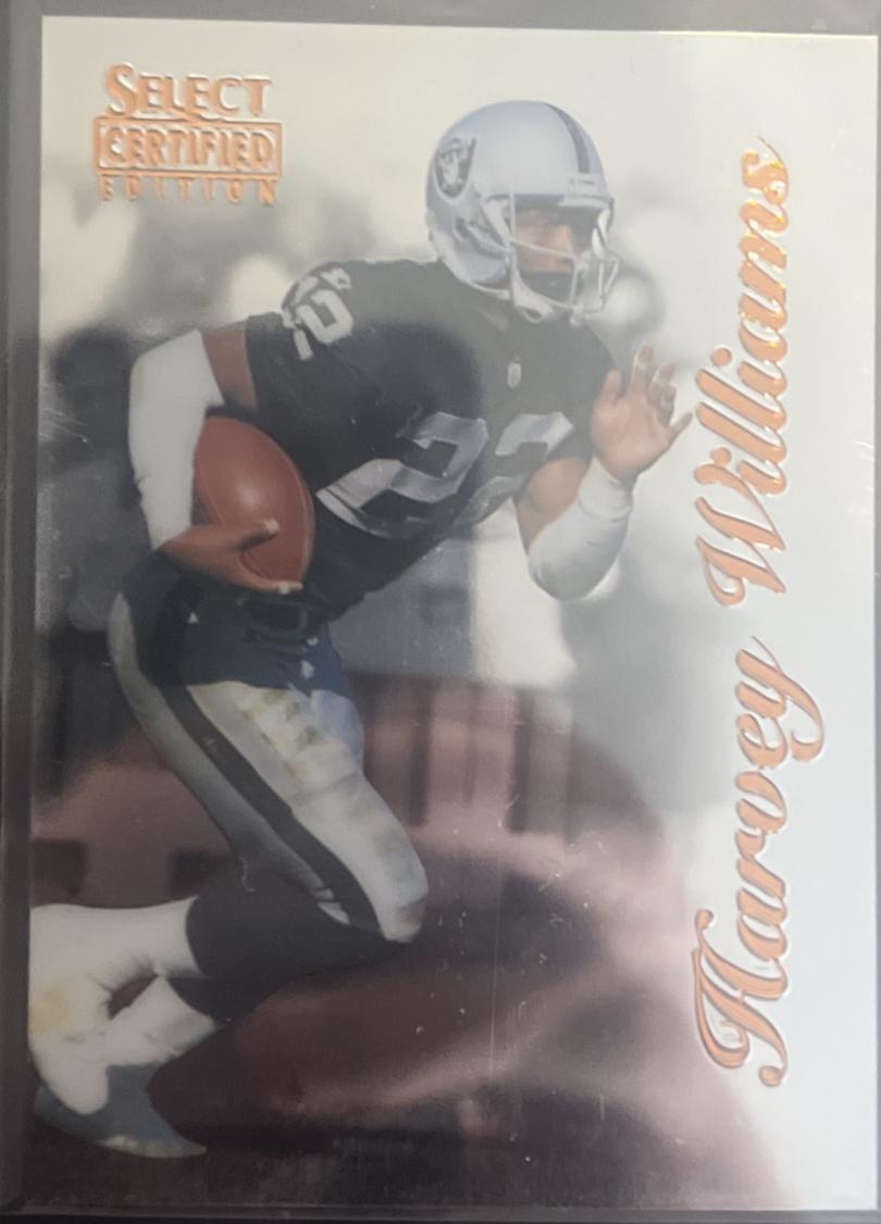 Harvey Williams #5 1996 Select Certified Football