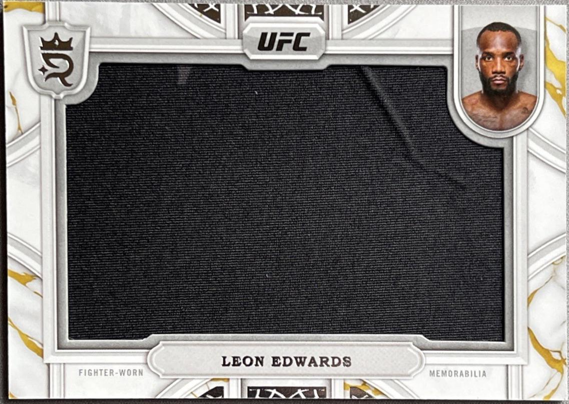 Leon Edwards #RCJ-13 Ufc Cards 2024 Topps Royalty UFC Relic Jewels