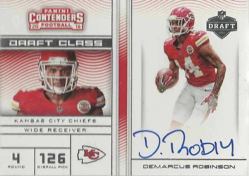 Demarcus Robinson #37 Football Cards 2016 Panini Contenders Draft Class Autographs
