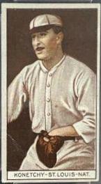 Edward Konetchy Baseball Cards 1912 T207 Brown Background