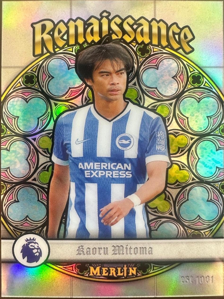 Kaoru Mitoma #R-5 2026 Topps Merlin Premier League Renaissance