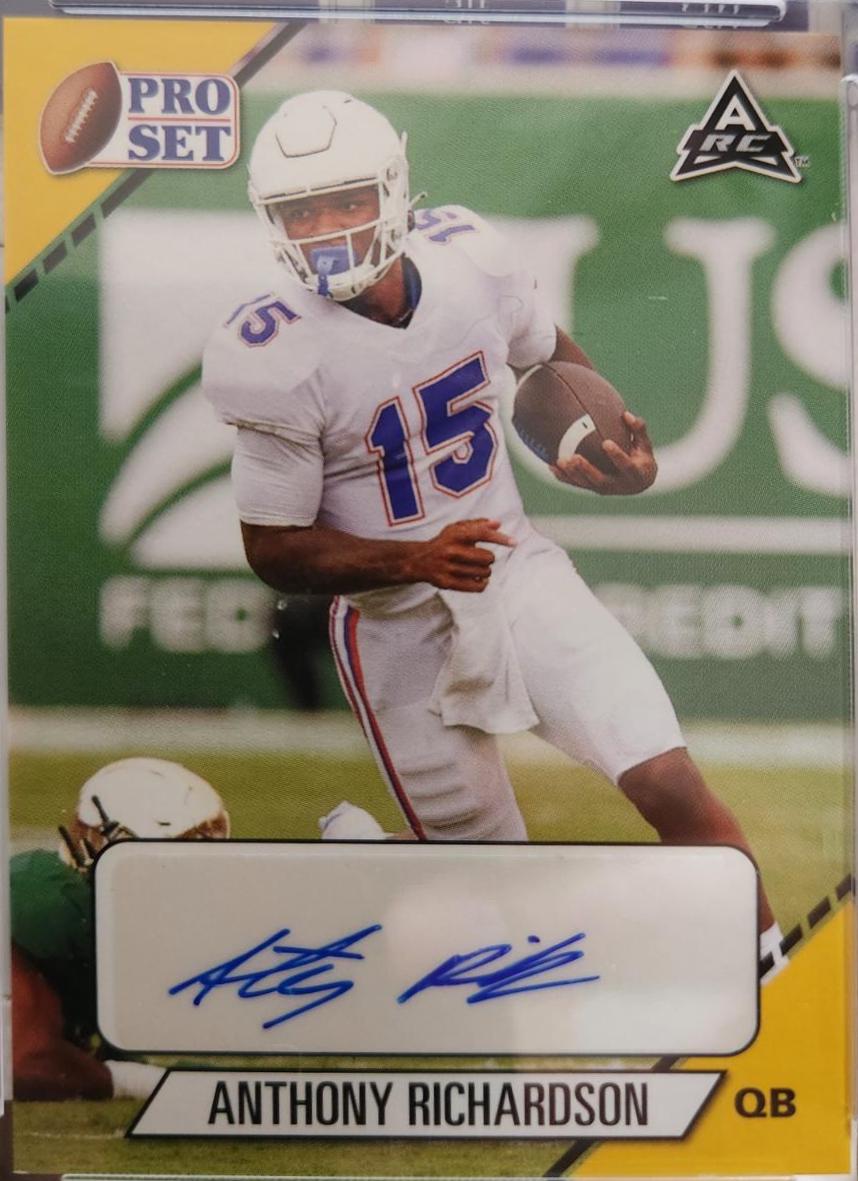 Anthony Richardson #PS-AR1 Football Cards 2021 Pro Set College Autographs