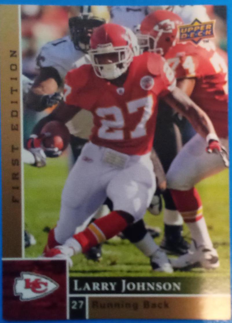 Larry Johnson #74 Football Cards 2009 Upper Deck First Edition