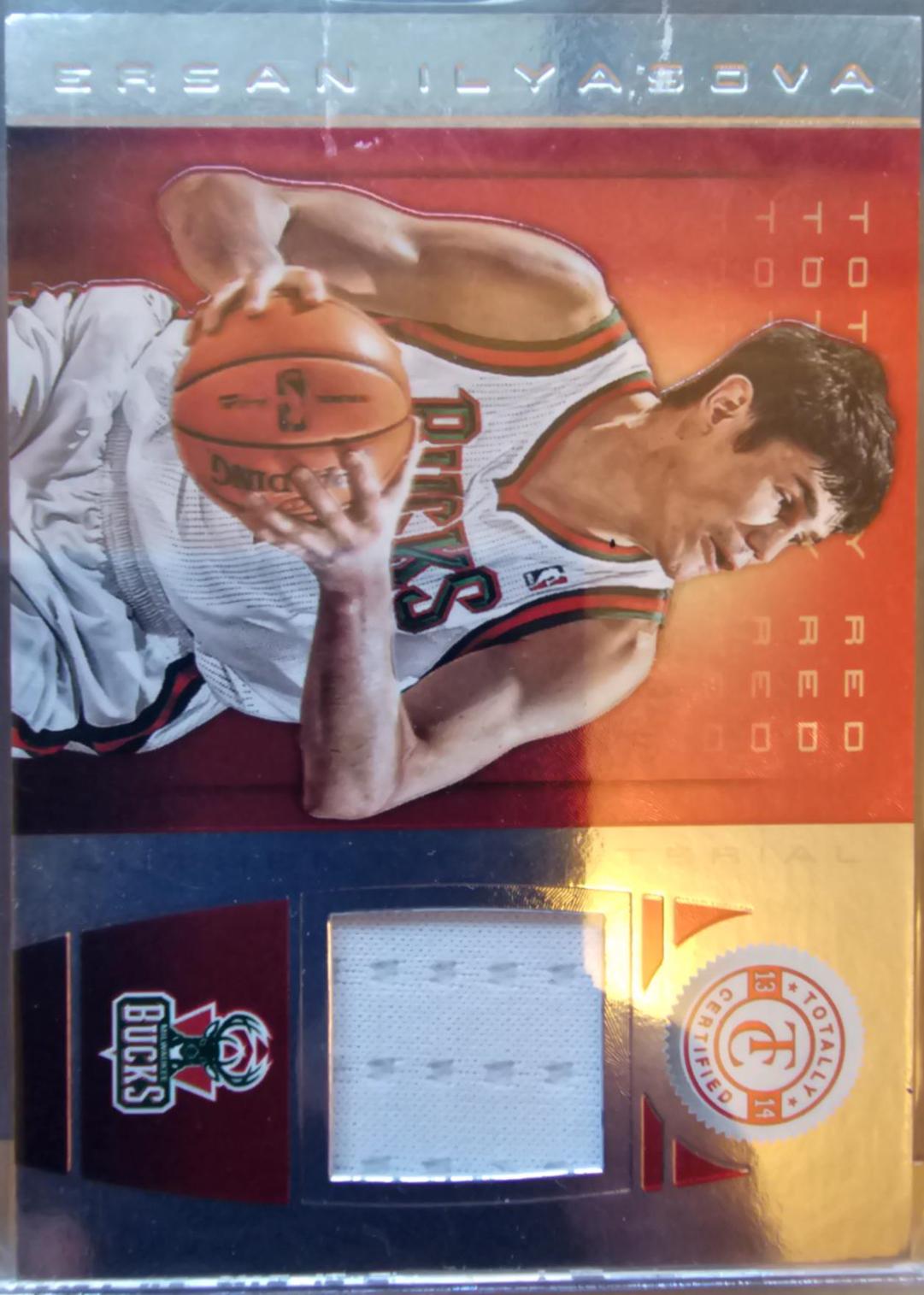 Ersan Ilyasova #14 Basketball Cards 2013 Panini Totally Certified Totally Memorabilia