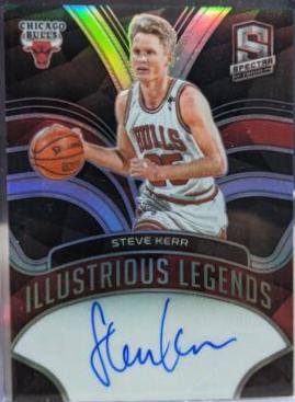 Steve Kerr #ILS-SKE Basketball Cards 2021 Panini Spectra Illustrious Legends Signatures
