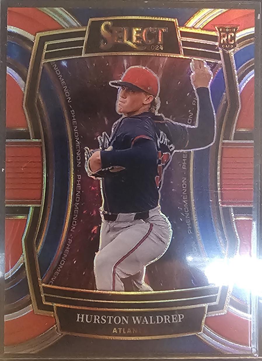 Hurston Waldrep #14 Baseball Cards 2024 Panini Select Phenomenon