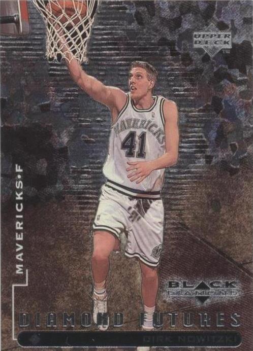 Dirk Nowitzki #92 Basketball Cards 1998 Upper Deck Black Diamond