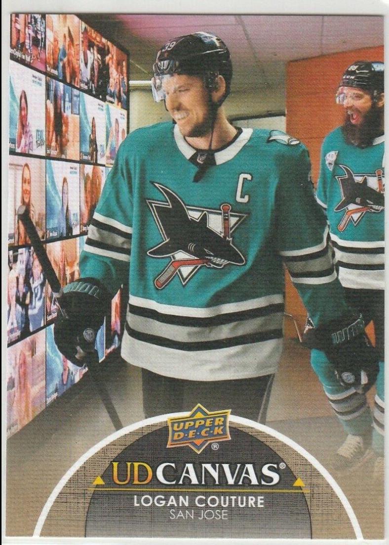 Logan Couture #C66 Hockey Cards 2021 Upper Deck UD Canvas