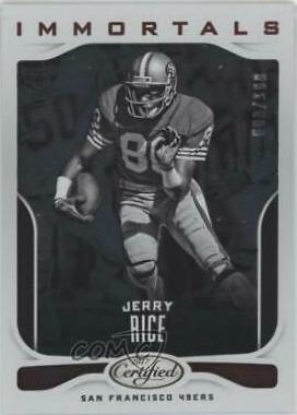 Jerry Rice #119 Football Cards 2017 Panini Certified