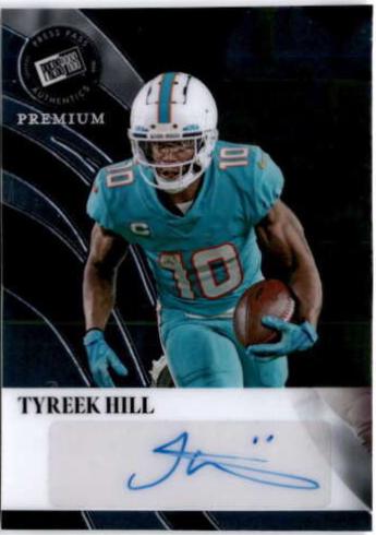Tyreek Hill #RA-TH2 Football Cards 2024 Press Pass Premium Retro Autograph