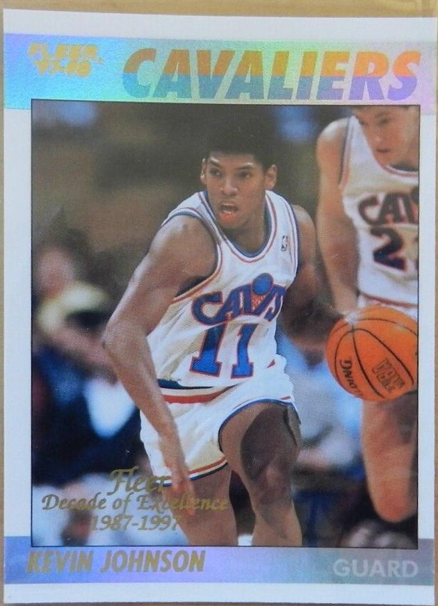 Kevin Johnson #4 Basketball Cards 1997 Fleer Decade of Excellence