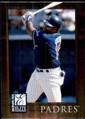 Tony Gwynn #9 Baseball Cards 1998 Donruss Elite