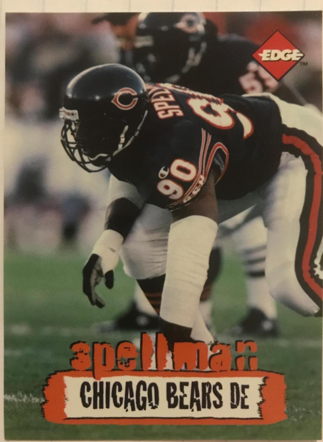 Alonzo Spellman #35 Football Cards 1996 Collector's Edge