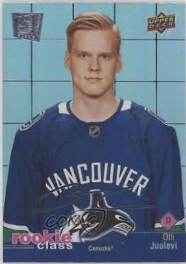Olli Juolevi #RC-34 Hockey Cards 2020 Upper Deck Rookie Class Se
