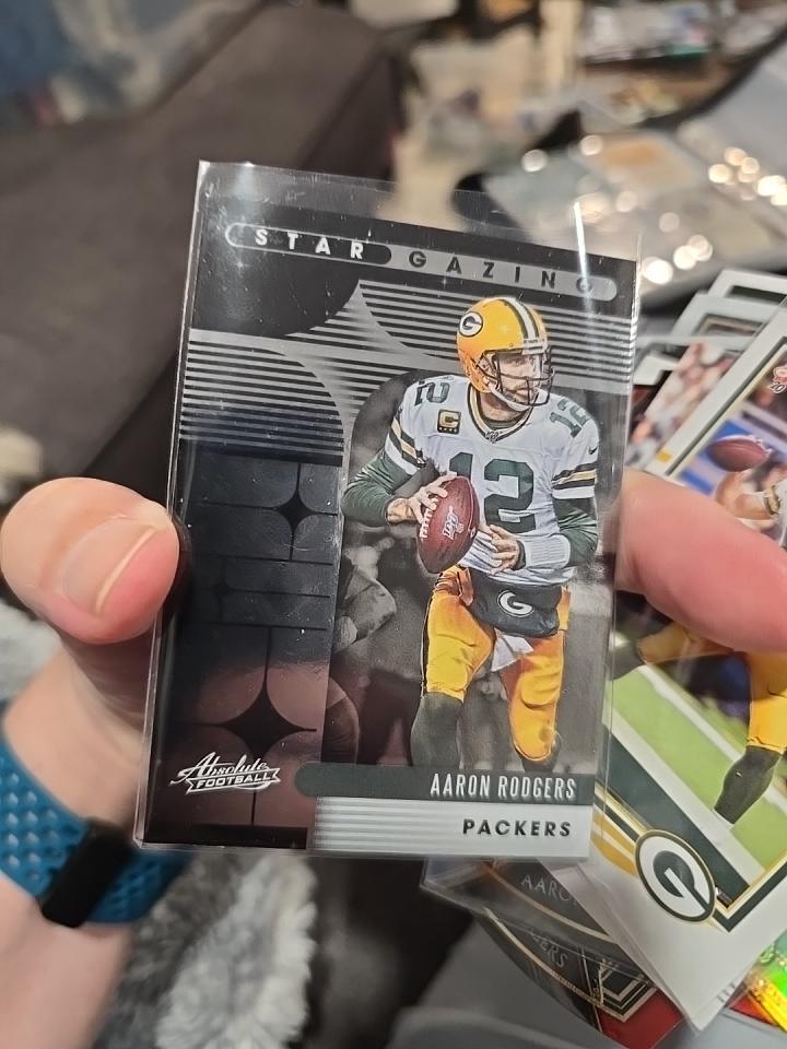 Aaron Rodgers #SG-AR Football Cards 2020 Panini Absolute Star Gazing