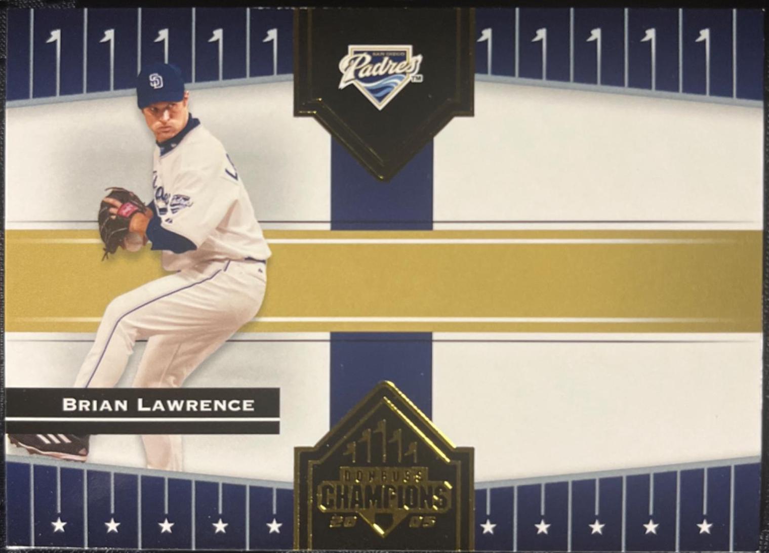 Brian Lawrence #33 Baseball Cards 2005 Donruss Champions