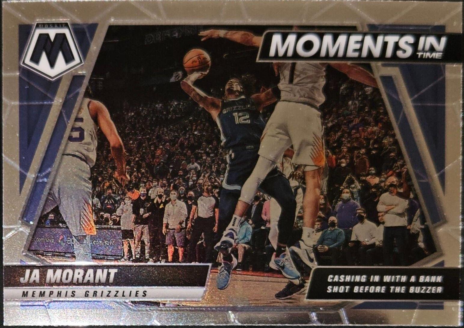 Ja Morant #1 Basketball Cards 2021 Panini Mosaic Moments in Time