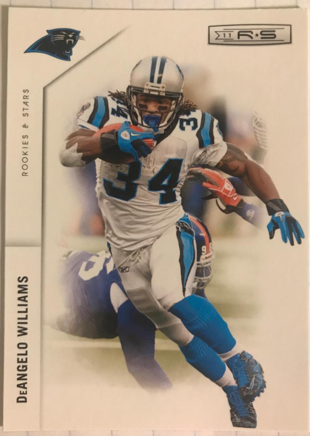 DeAngelo Williams #20 Football Cards 2011 Panini Rookies & Stars