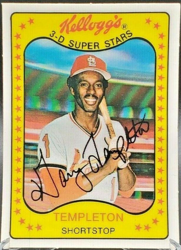 Garry Templeton #27 Baseball Cards 1981 Kellogg's