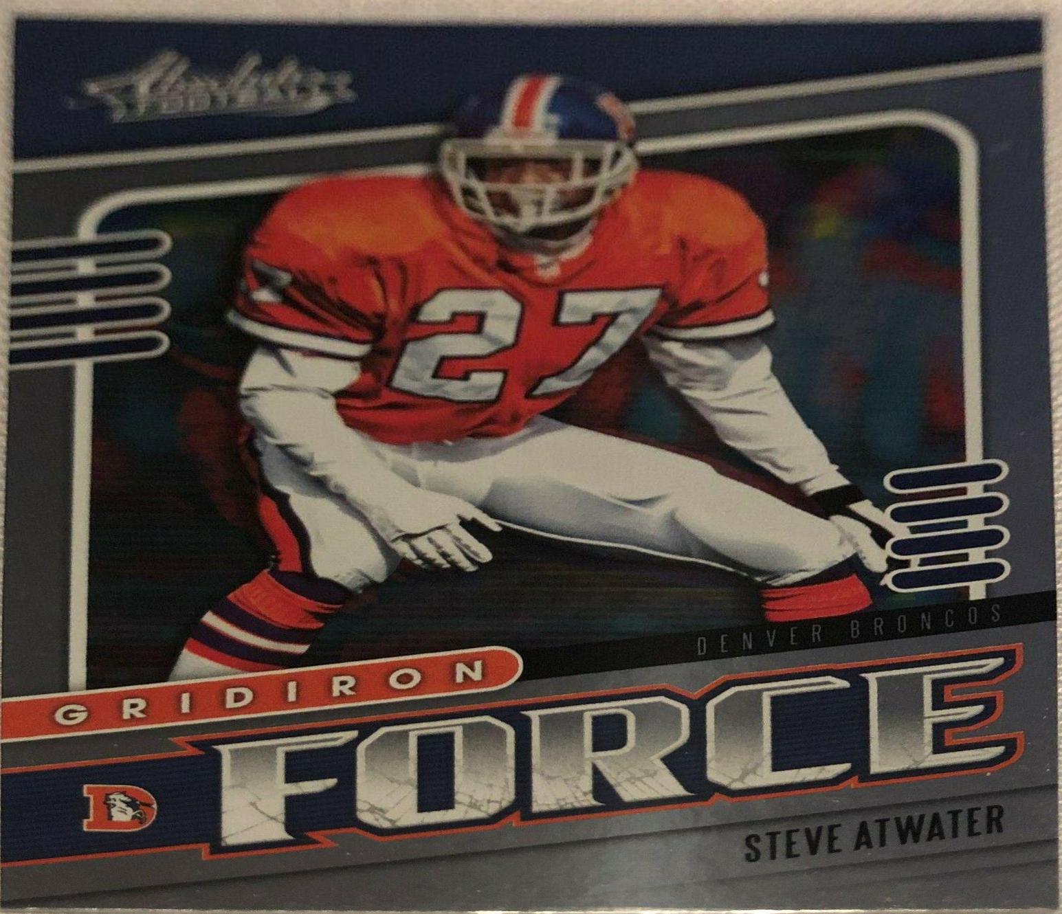 Steve Atwater #4 Football Cards 2019 Panini Absolute Gridiron Force