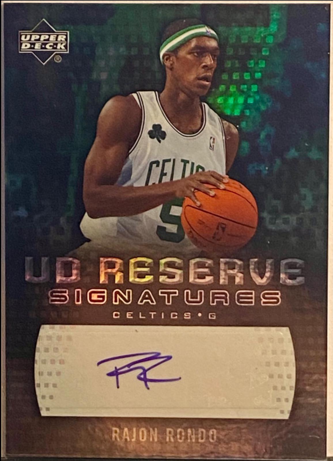Rajon Rondo #RA-RR Basketball Cards 2006 Upper Deck Reserve Signatures