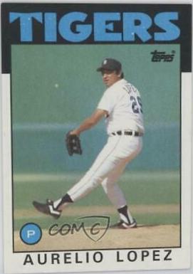 Aurelio Lopez (1986 Topps)