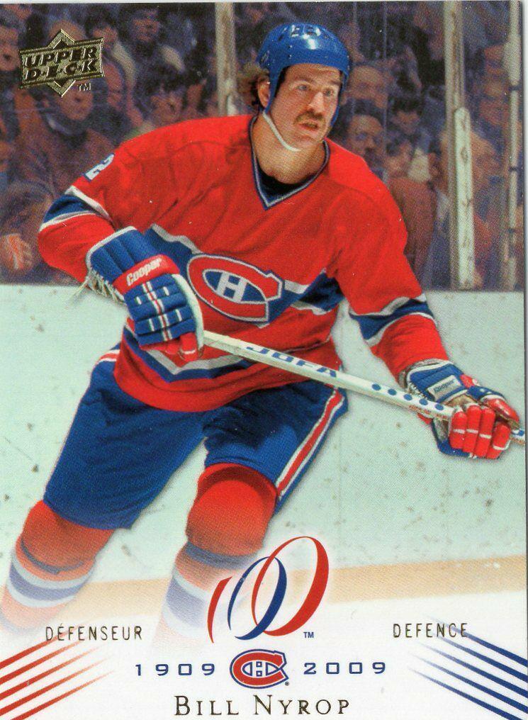 Bill Nyrop #4 Hockey Cards 2008 Upper Deck Montreal Canadiens Centennial