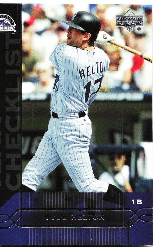 Todd Helton #480 2005 Upper Deck Baseball