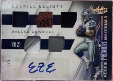 Ezekiel Elliott [Rookie Premiere Materials Autograph] #204