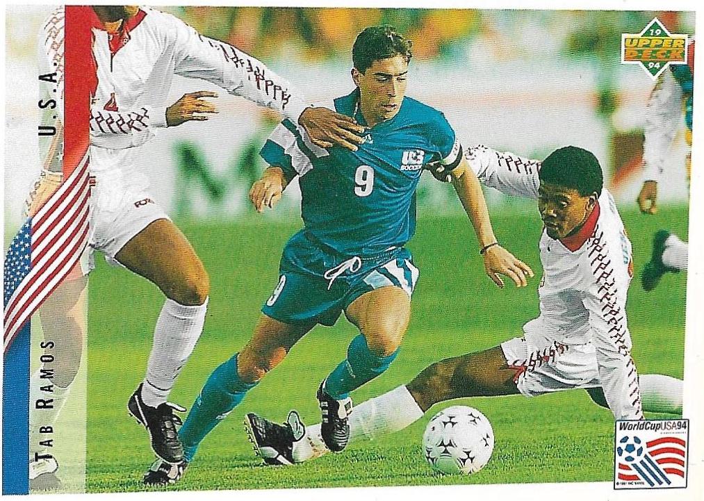 Tab Ramos #9 Soccer Cards 1994 Upper Deck World Cup Soccer