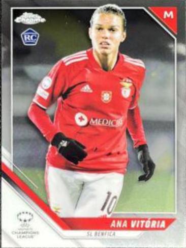 Ana Vitoria #4 Soccer Cards 2021 Topps Chrome UEFA Women’s Champions League