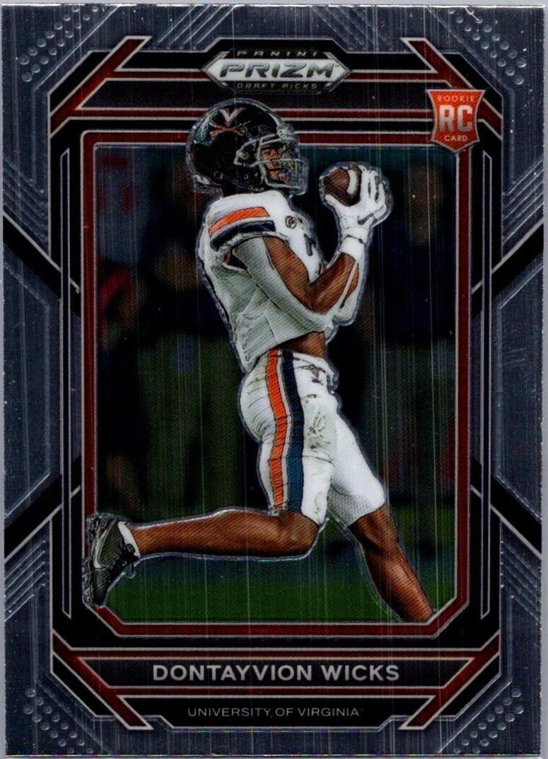 Dontayvion Wicks #149 Football Cards 2023 Panini Prizm Draft Picks