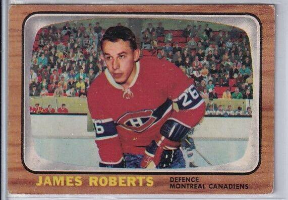 Jim Roberts #6 Hockey Cards 1966 Topps