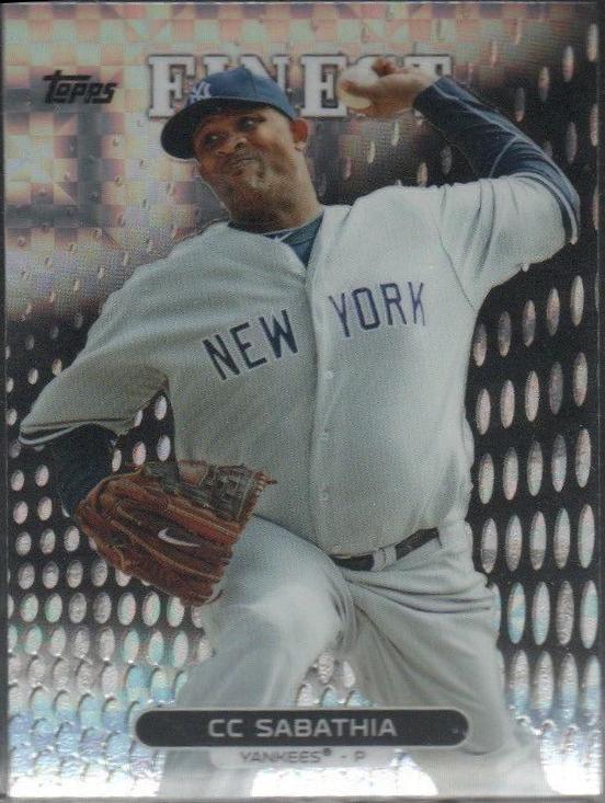 CC Sabathia #6 Baseball Cards 2013 Finest