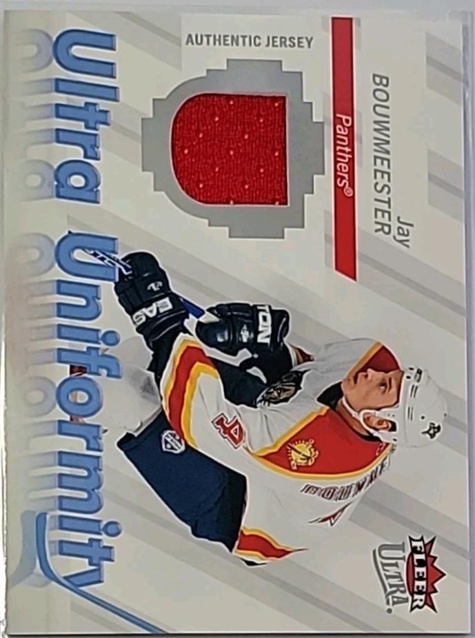 Jay Bouwmeester #U-BO Hockey Cards 2007 Ultra Uniformity