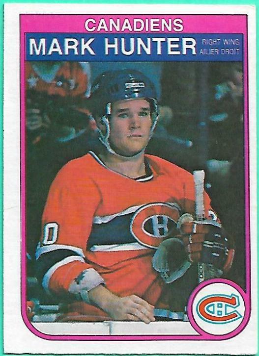 Mark Hunter #185 Hockey Cards 1982 O-Pee-Chee