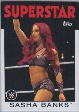 Sasha Banks #53 Wrestling Cards 2016 Topps WWE Heritage