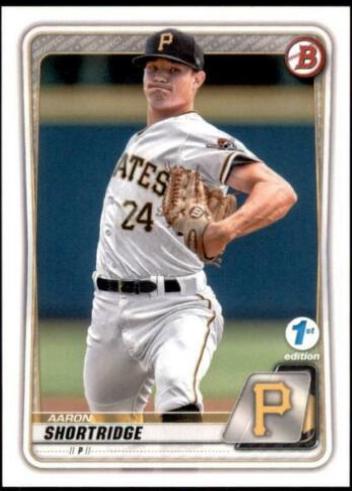 Aaron Shortridge #BD-101 Baseball Cards 2020 Bowman Draft 1st Edition