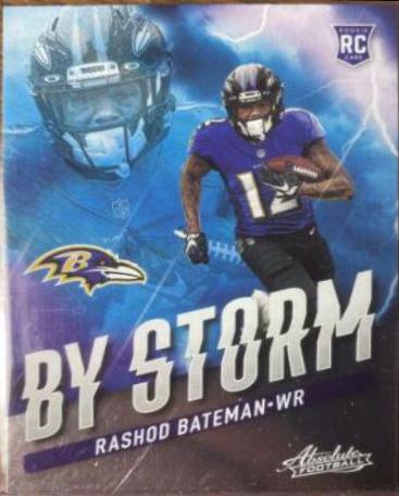 Rashod Bateman #BST-13 Football Cards 2021 Panini Absolute By Storm