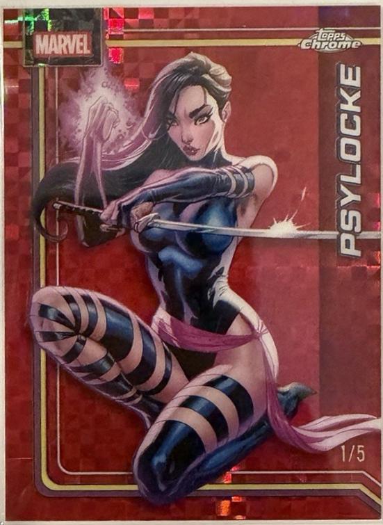 Psylocke Red X-Fractor