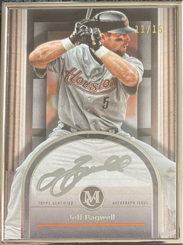 Jeff Bagwell #FMA-JBA 2024 Topps Museum Collection Baseball Framed Autographs