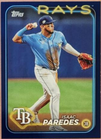 Isaac Paredes [Royal Blue] (2024 Topps)